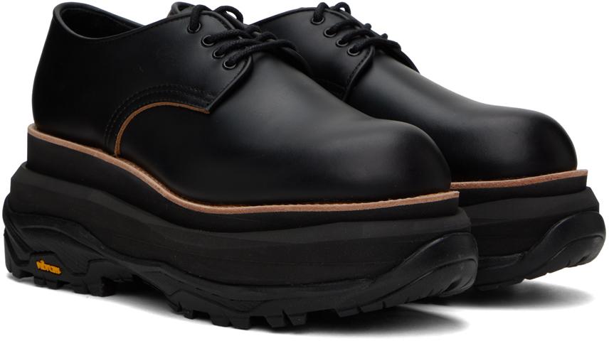 メンズ Sacai プラットフォーム ダービー ブラック | Lyst メンズ Sacai プラットフォーム ダービー ブラック | Lyst