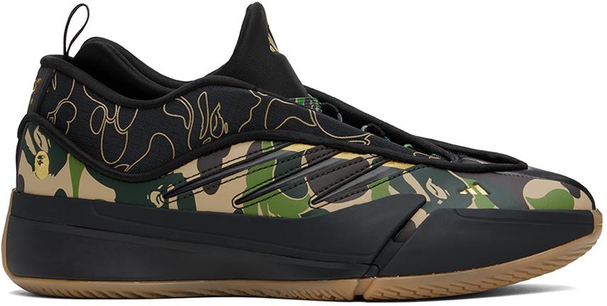 A Bathing Ape Adidas Originals Edition Dame 9 Camo Sneakers in Black for Men Lyst Canada