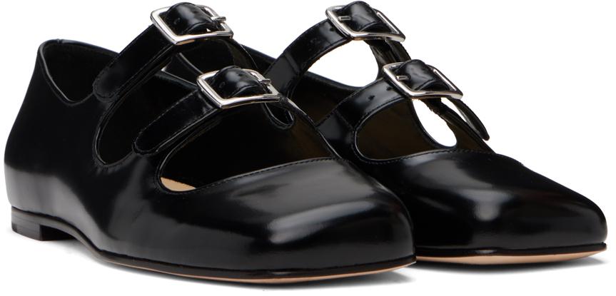Sandy Liang Ssense Exclusive Mj Double Strap Ballerina Flats