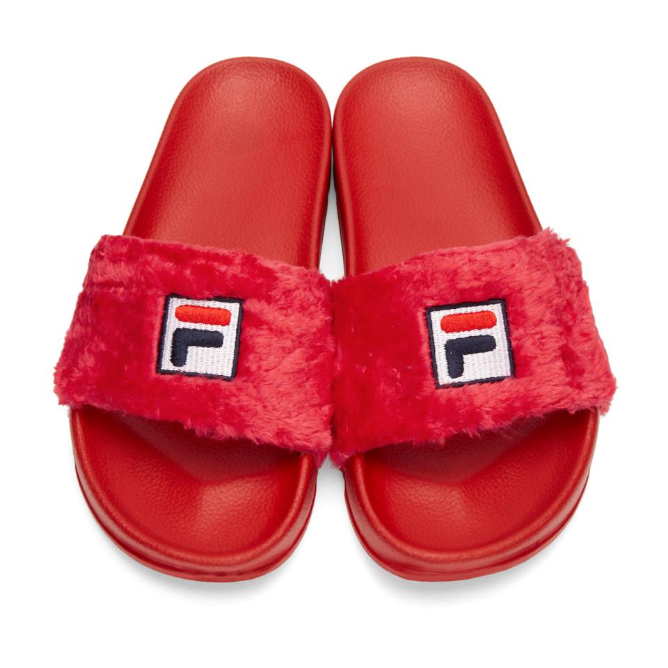 fila slides red