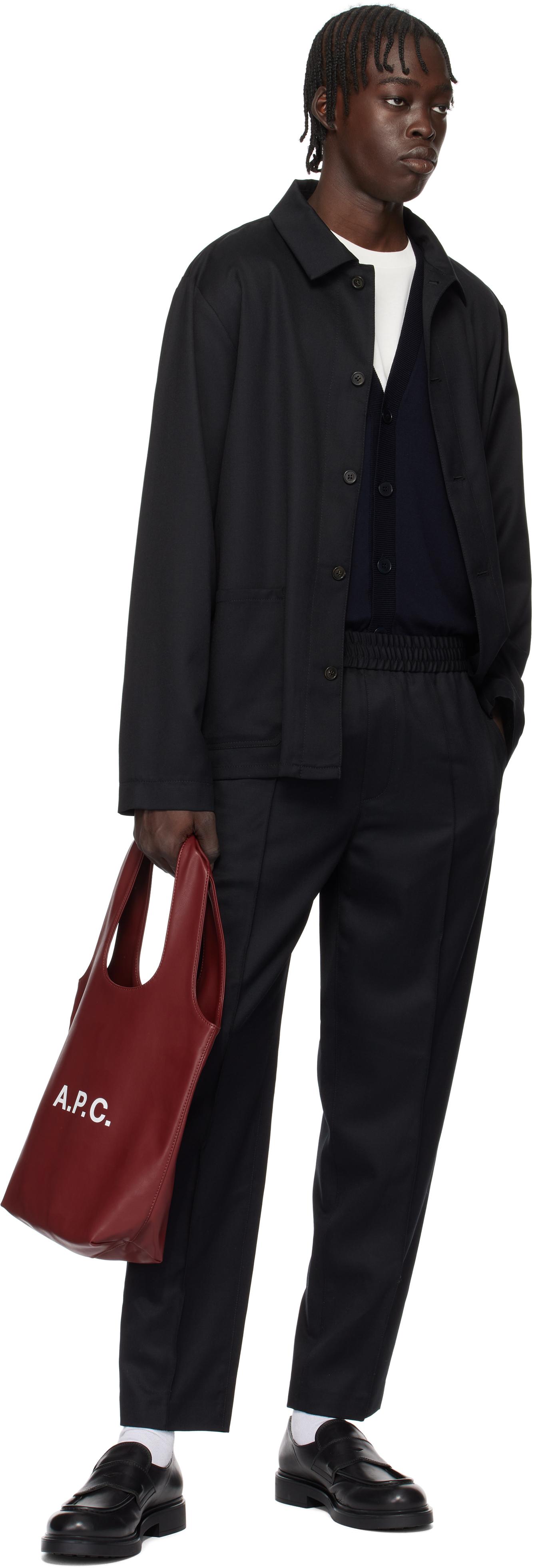 A.P.C. メンズ ブラック Pieter トラウザーズ パンツ A.P.C. メンズ ブラック Pieter トラウザーズ パンツ