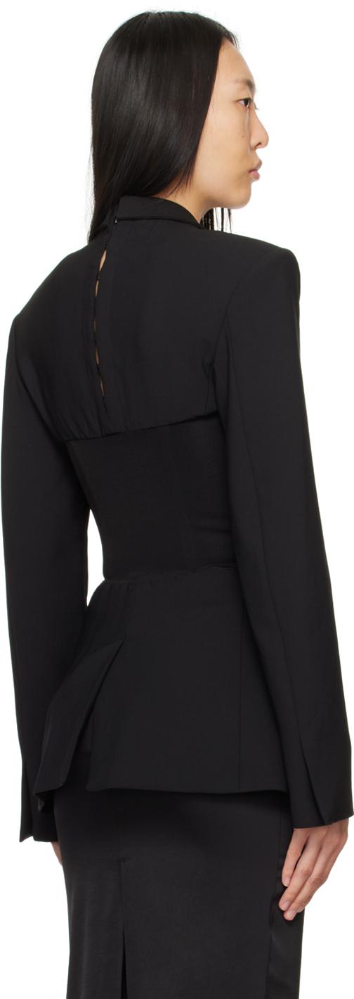 【Dion Lee】シングル-breastedブレザー Dion Lee Belted single-breasted Blazer | Black | FARFETCH