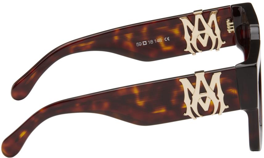 AMIRI Jumbo 'MA' サングラス☆関税・送料込み☆ JUMBO MA SUNGLASSES - Brown | AMIRI