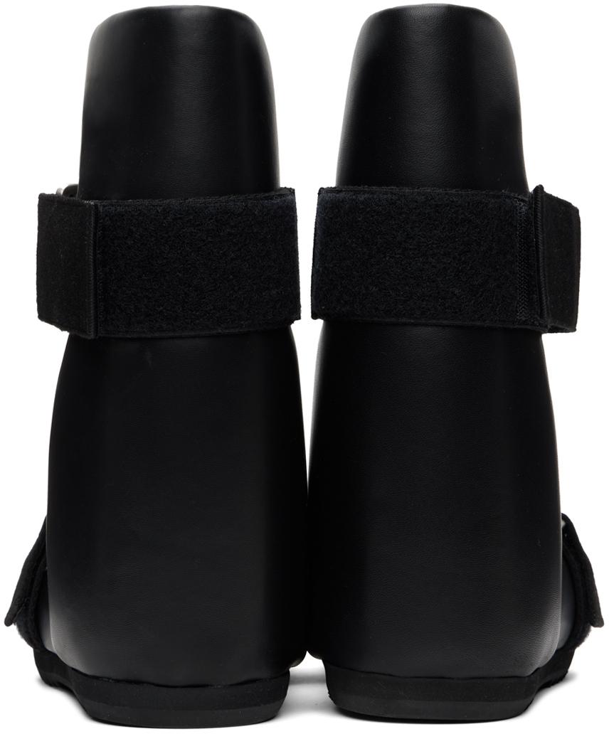 Rick Owens ロースプリントレザーサンダル ブラック メンズ Rick Owens レザーサンダル | オンラインセールは最大41