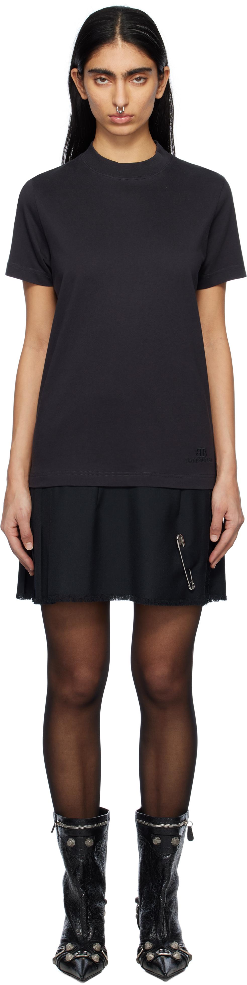 balenciaga layered mini dress Balenciaga Layered Polo Mini Dress