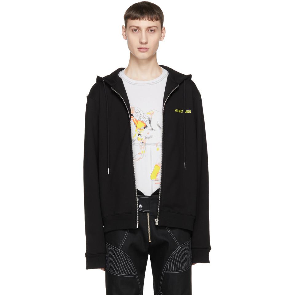 helmut lang hoodie black