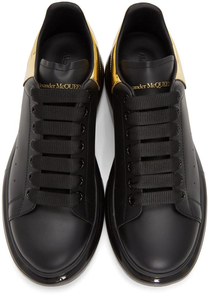 Buy Alexander McQueen Luxury Fashion Mens 553761WHGP01000 Black Sneakers