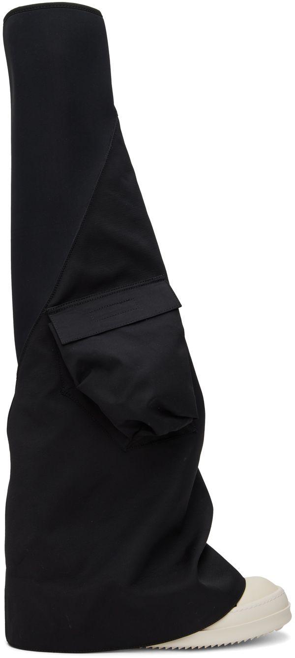 Rick Owens DRKSHDW Black Cargo Fetish Boots | Lyst