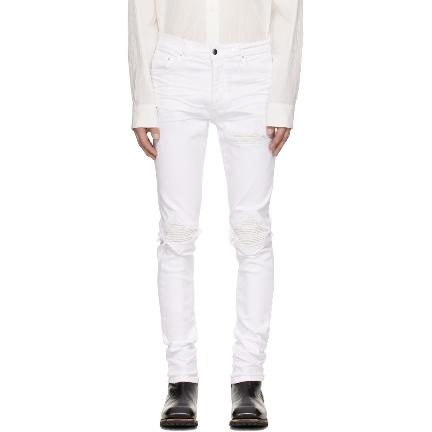 Amiri Mx1 Jeans in White for Men | Lyst