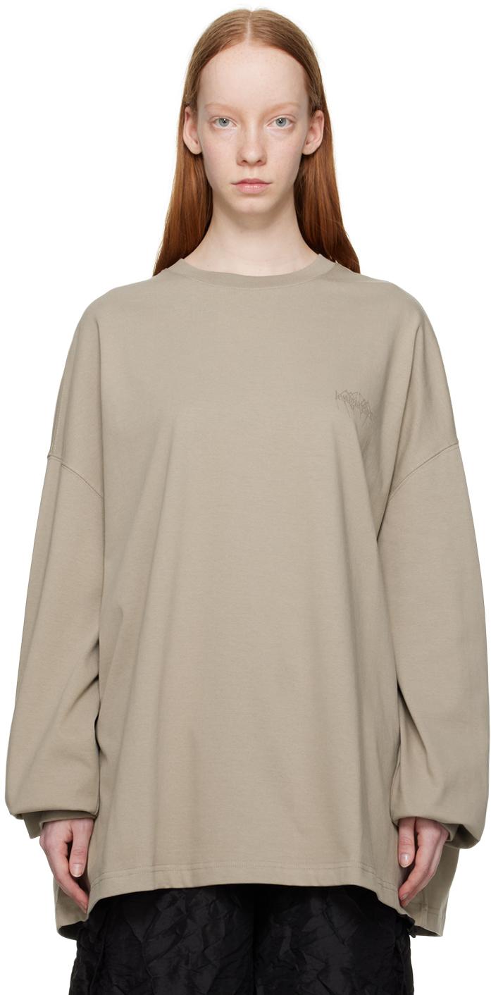 LESUGIATELIER ブラック長袖tシャツ