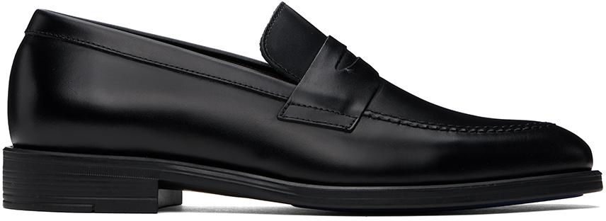 Paul Smith メンズ ブラック レザー Remi ローファー スリッポンシューズ