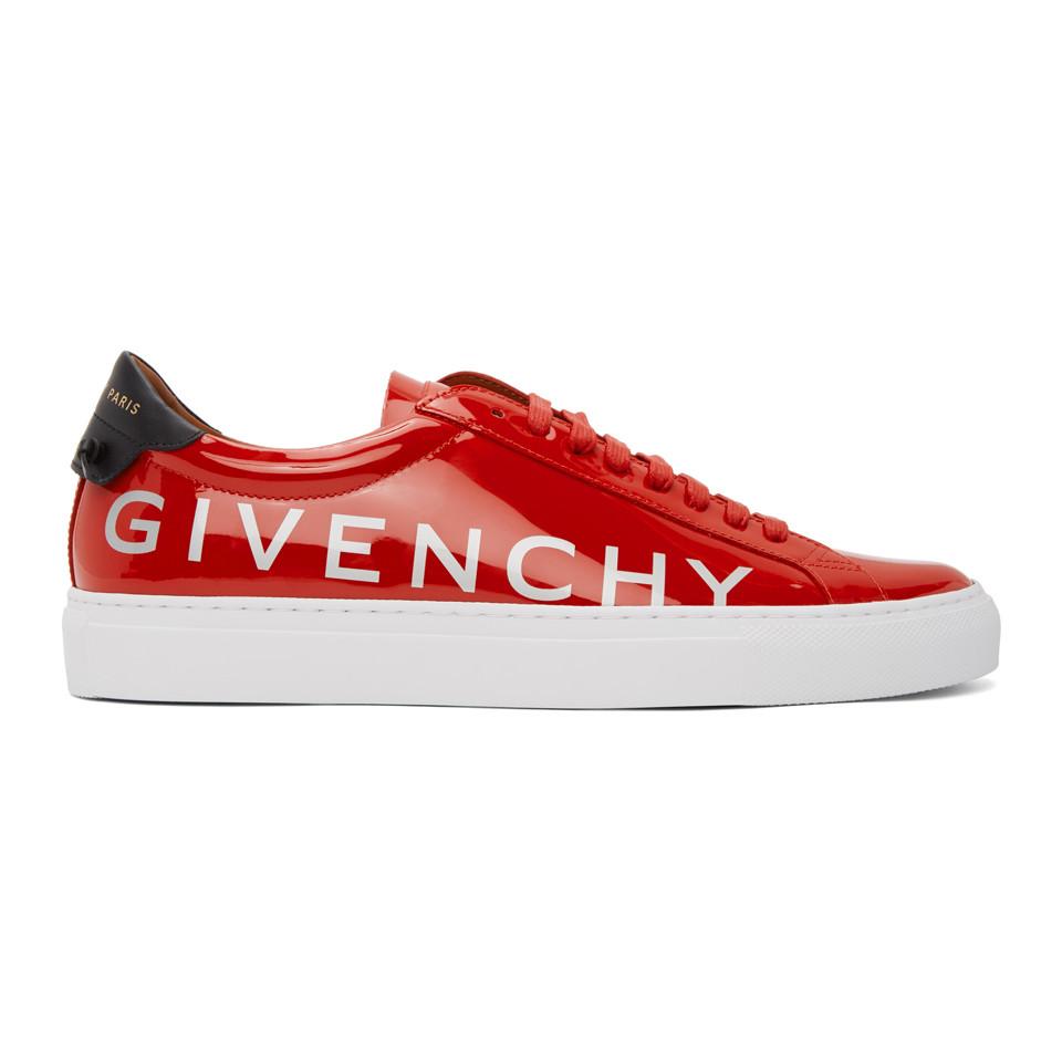 Givenchy Leather Red Patent Urban Knots 