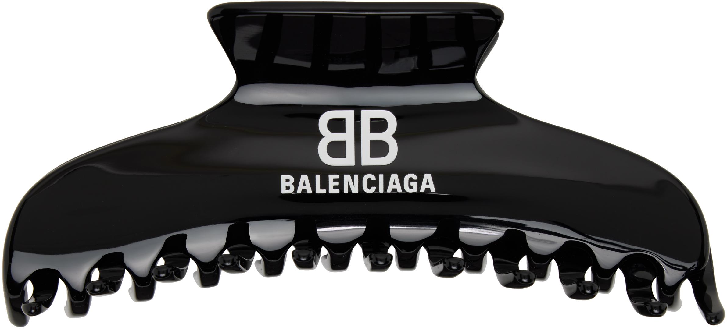 Balenciaga Holli Hair Clip in Black | Lyst