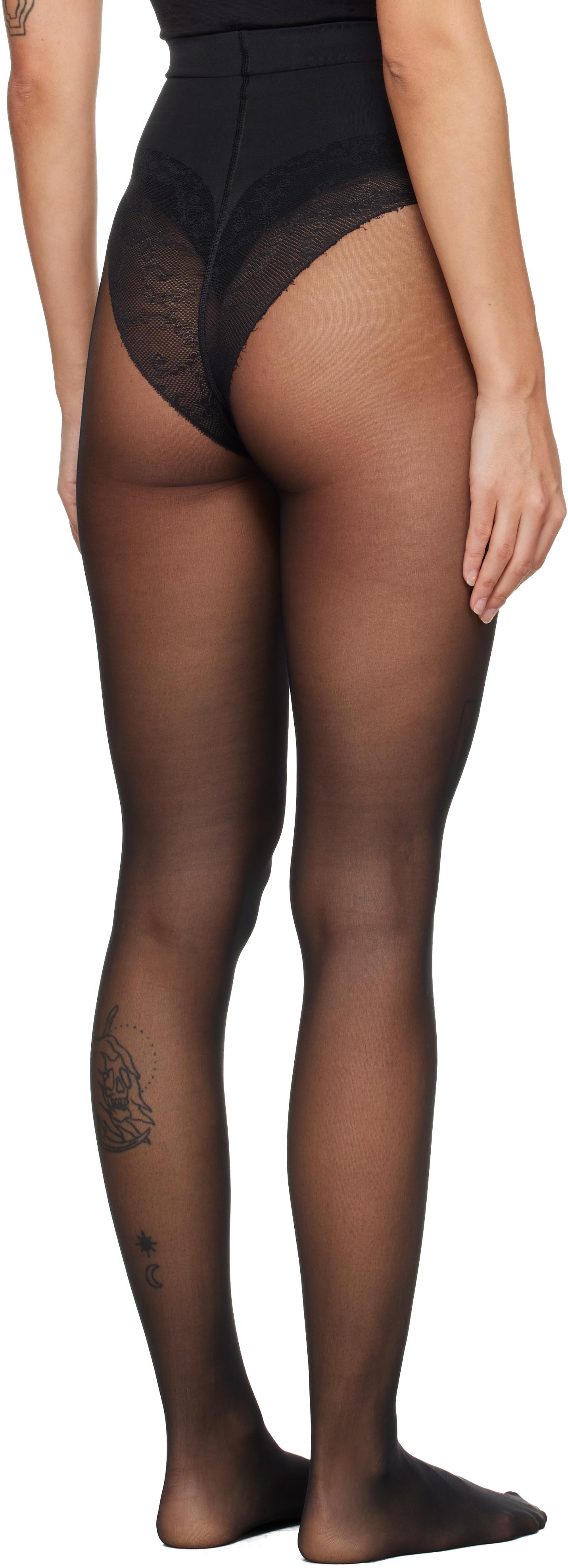 Wolford Halterlose Strümpfe, Dots Stay-Up, Grösse S, Schwarz | Kaufen
