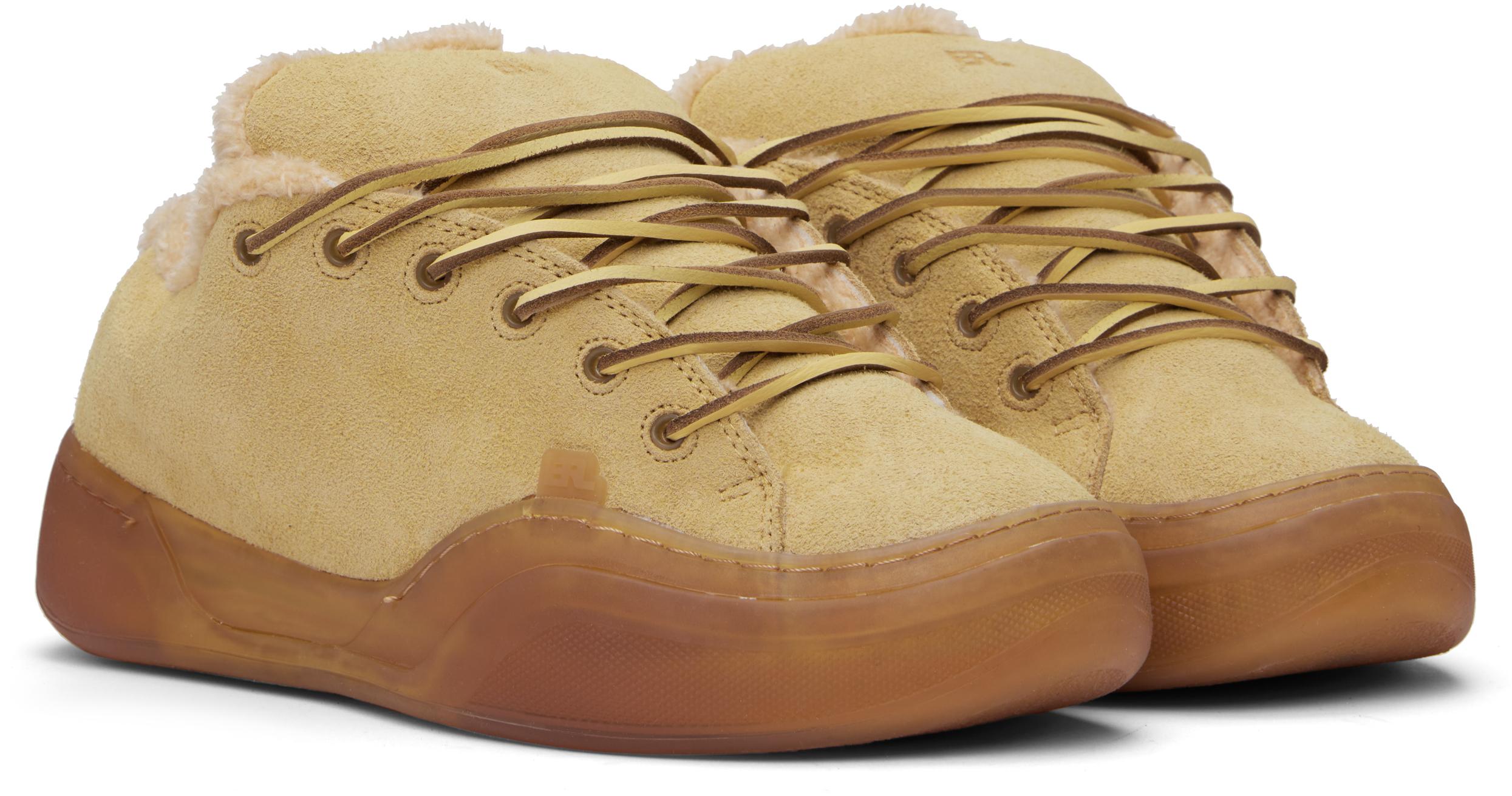 【関税込み】ERL ベージュ Camino ミュールスニーカー ERL Beige Camino Mule Sneakers ERL