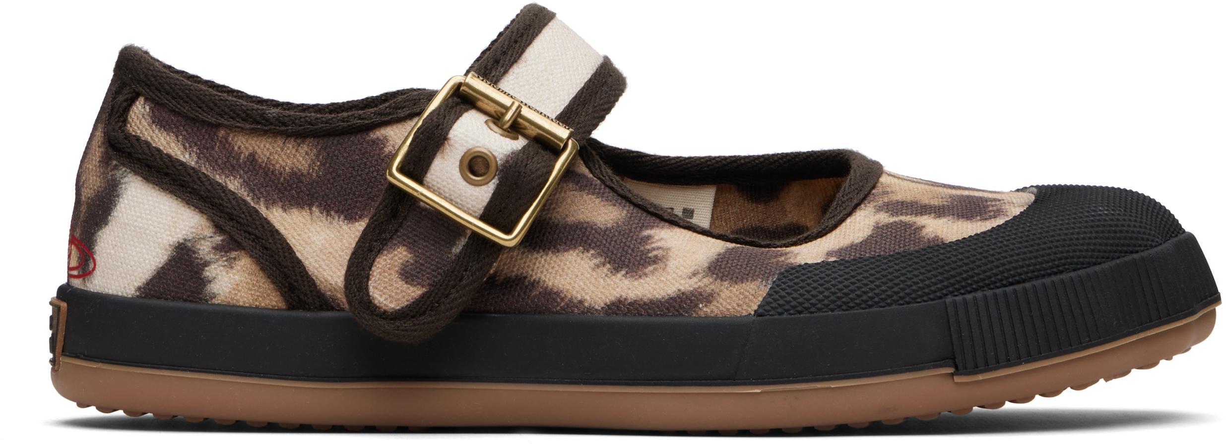 Vivienne Westwood Animal Gym Bar Ballerina Flats in Black | Lyst