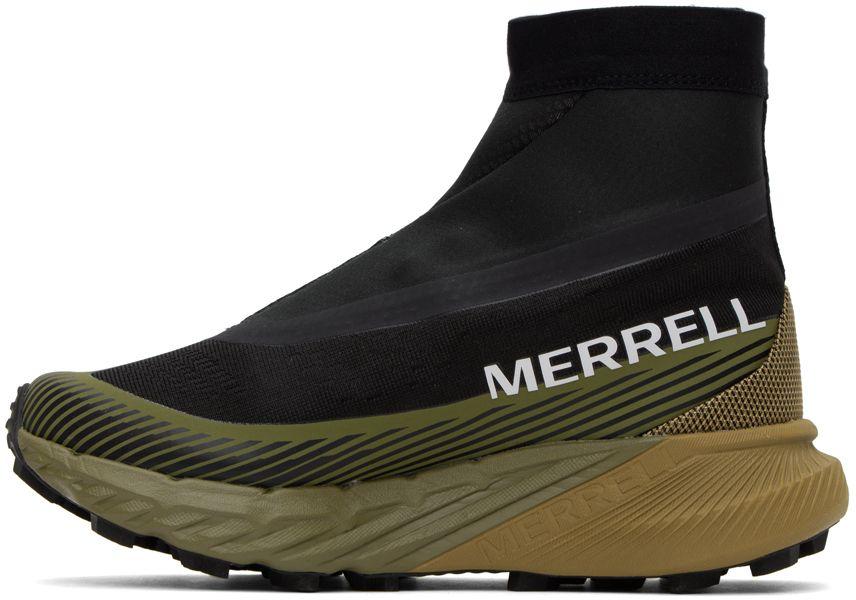 Merrell Black & Green Agility Peak 5 Zero Sneakers for Men  display picture 2