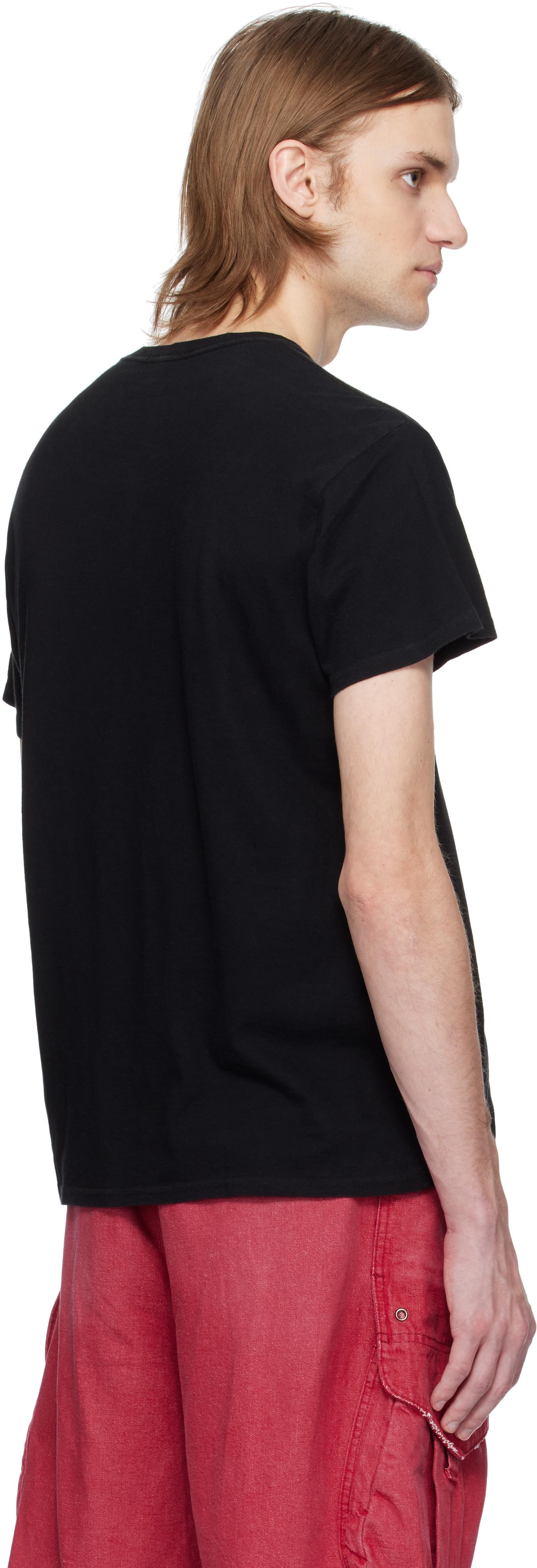 【関税込み】R13 ブラック 'C'est La Fucking Vie' Boy Tシャツ Black 'C'est La Fucking Vie' Boy T-shirt by R13 on Sale