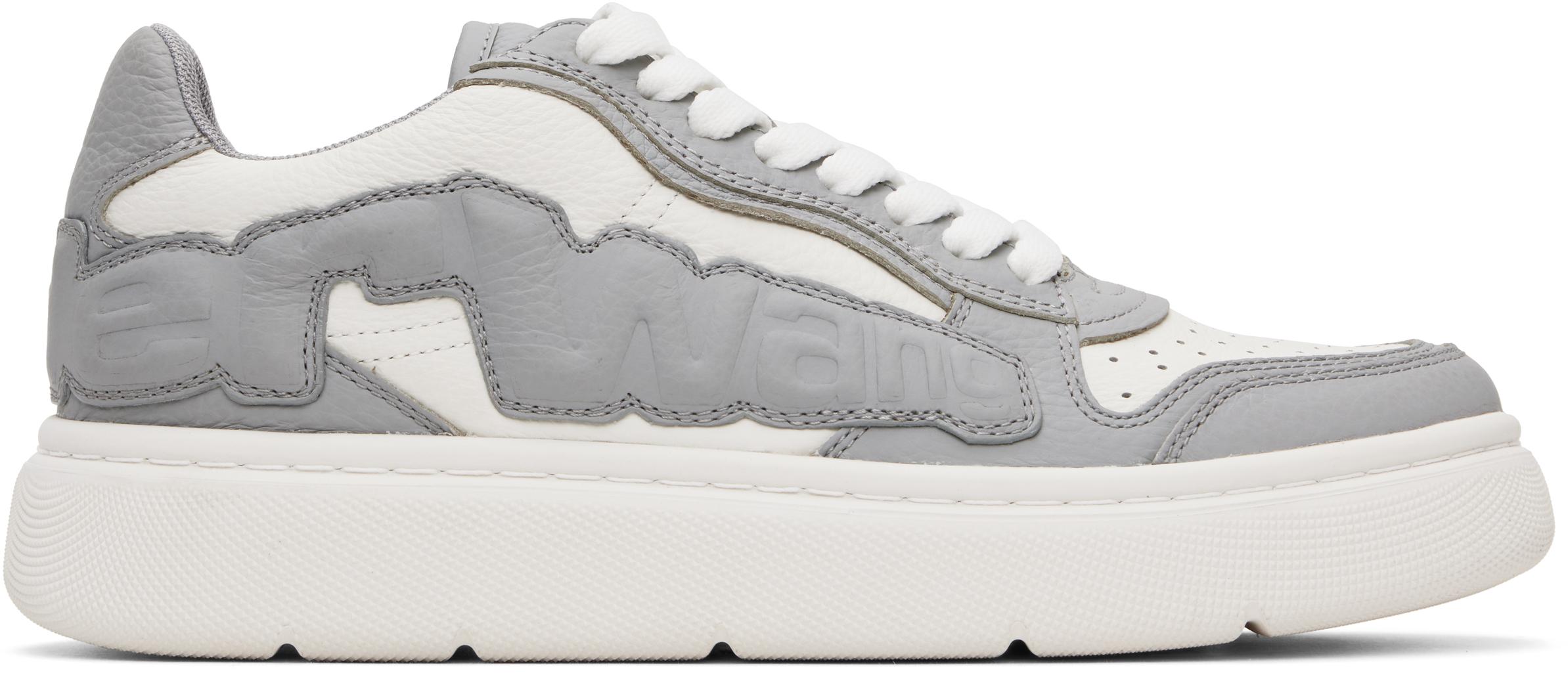 ユニセックス【Alexander Wang】ツートンレザーパフスニーカー Alexander Wang Puff レザースニーカー | ホワイト | FARFETCH JP