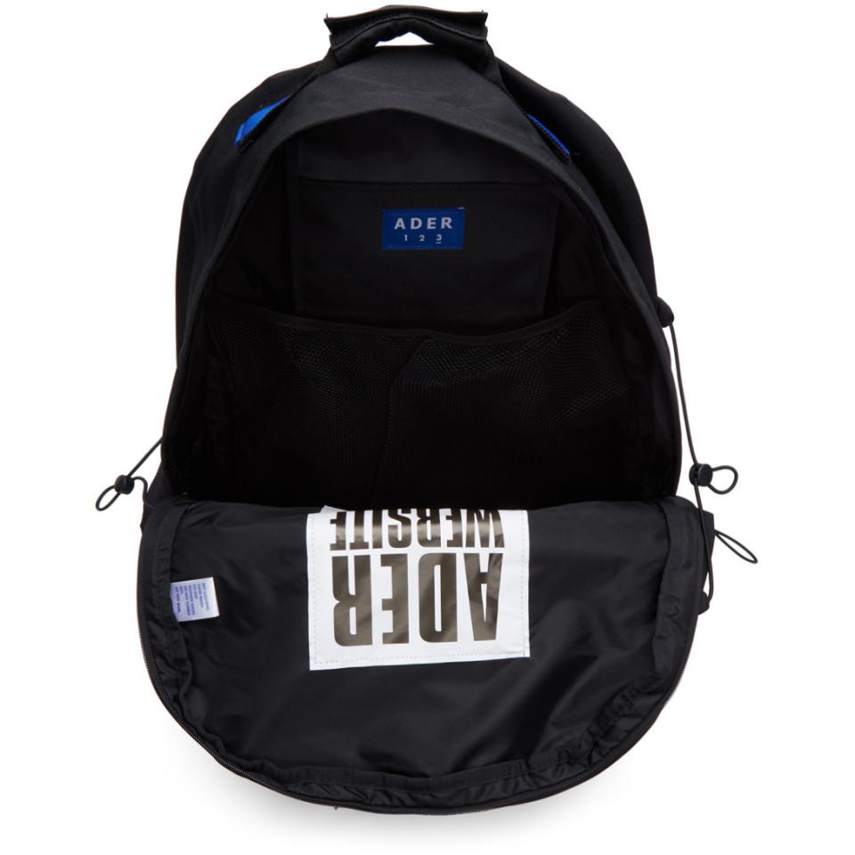 ADER error Canvas Black Hump Backpack for Men - Lyst