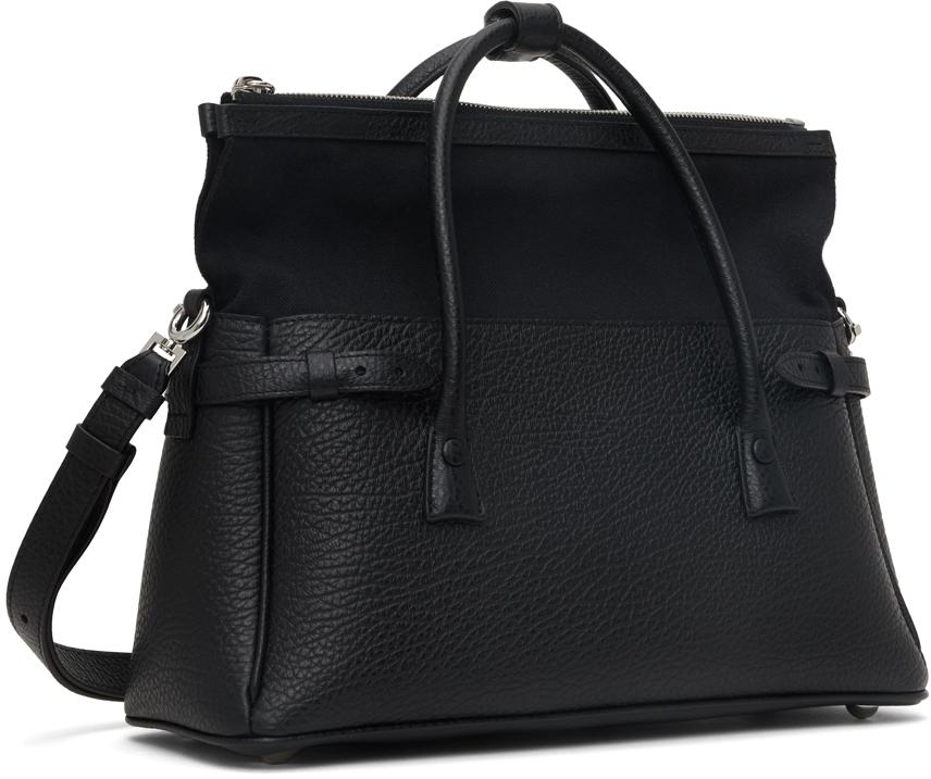 【Maison Margiela】 Mini グレインレザートップ ハンドルバッグ 5ac mini グレインレザートップハンドルバッグ - Maison