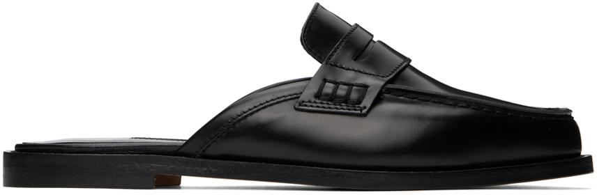 Manolo Blahnik Perritamu Mules in Black | Lyst