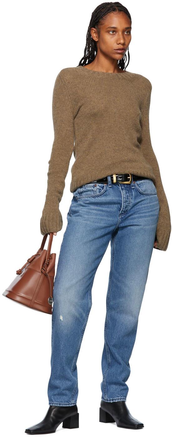 Khaite Black Benny Belt Lyst
