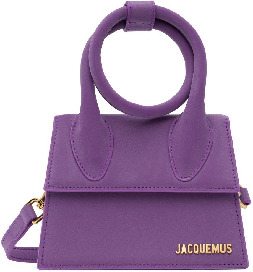 Jacquemus Purple 'le Chiquito Nœud' Bag | Lyst