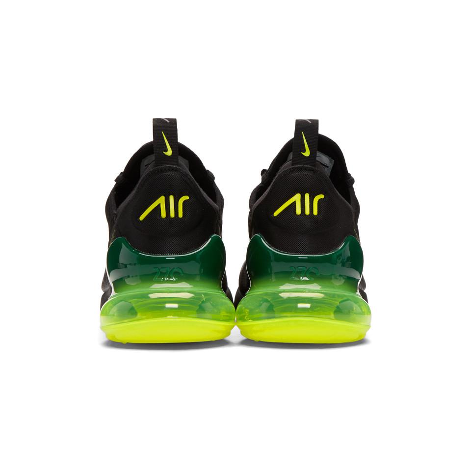 nike 270 green black