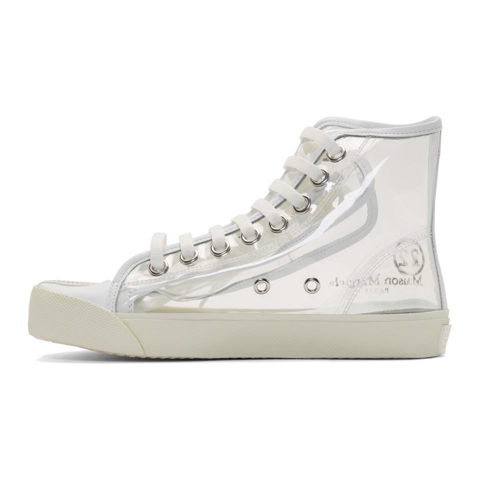 maison margiela transparent sneakers