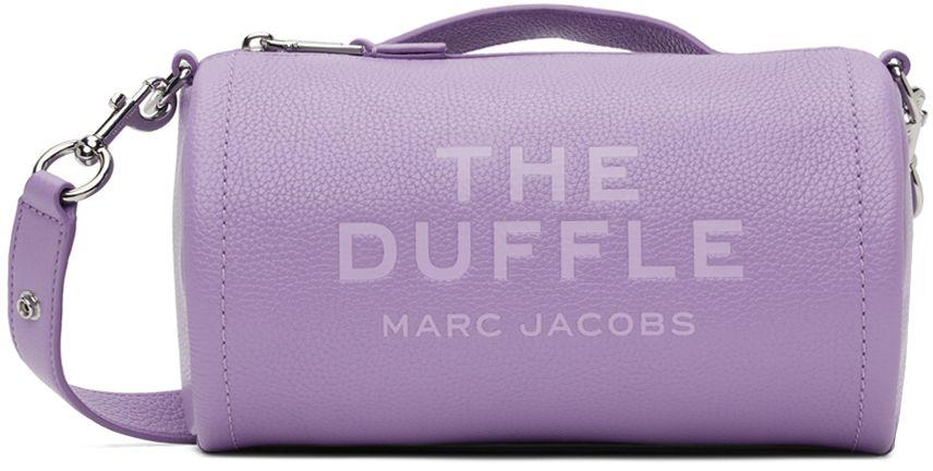 Marc Jacobs Purple 'the Leather' Duffle Bag | Lyst