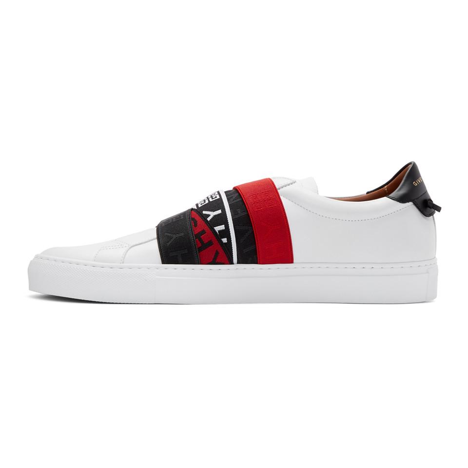 Givenchy Leather Multicolor 4g Webbing Urban Street Sneakers in 