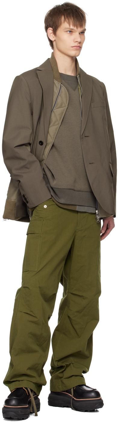 Sacai メンズ トープ Sponge スウェットシャツ アクティブウェア・ジム 