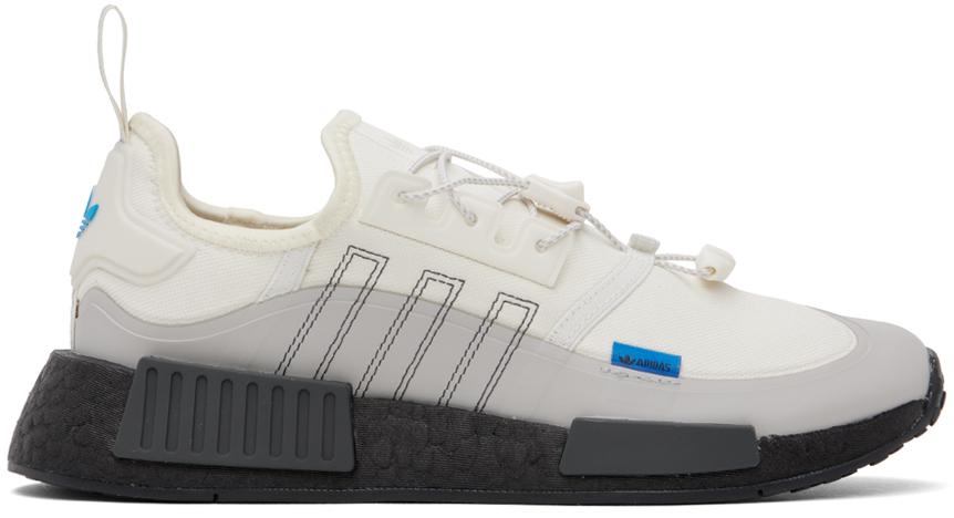 adidas Originals Off white Nmd R1 Sneakers in Black for Men Lyst UK