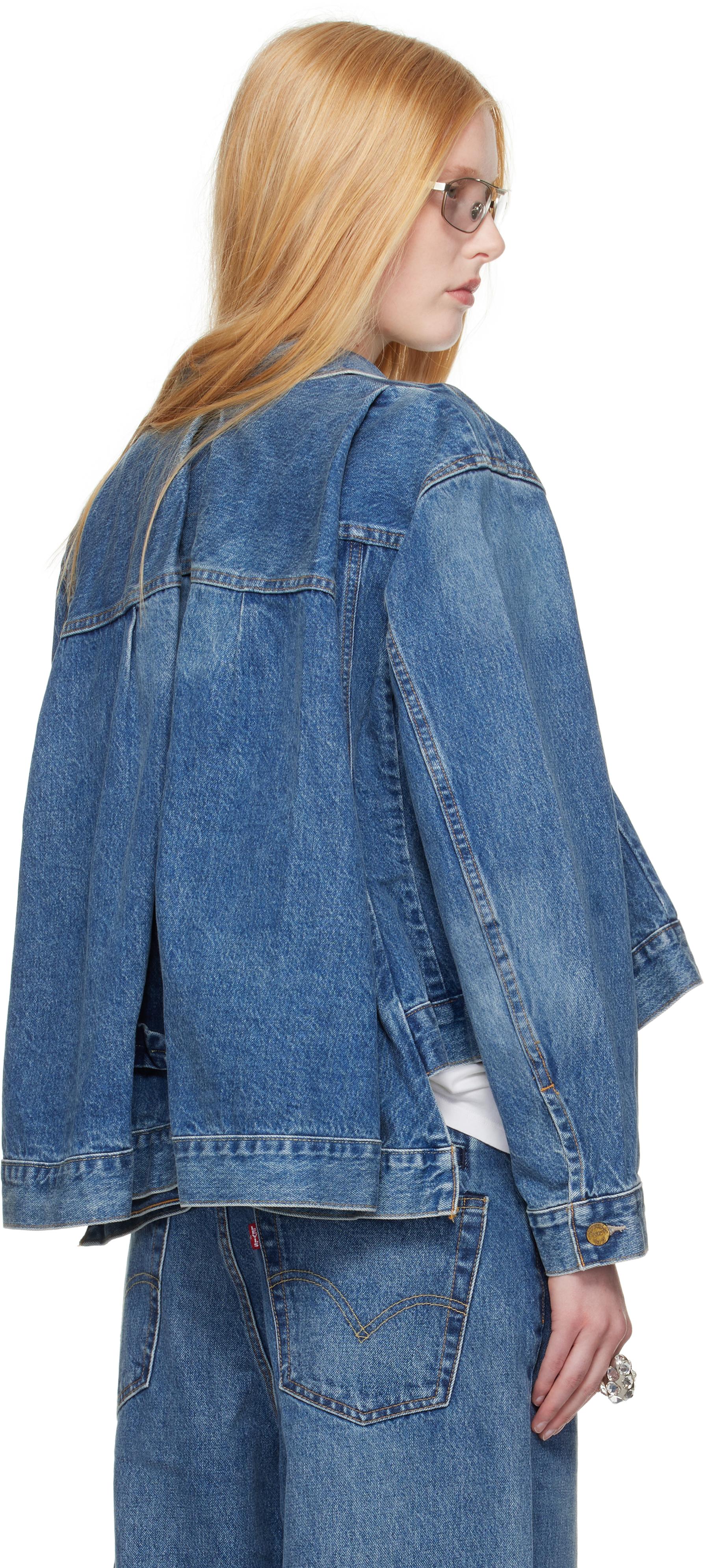 sacai&Levi's ブルー デニムジャケット 写真5/43｜「リーバイス×sacai」デニムジャケット3種を