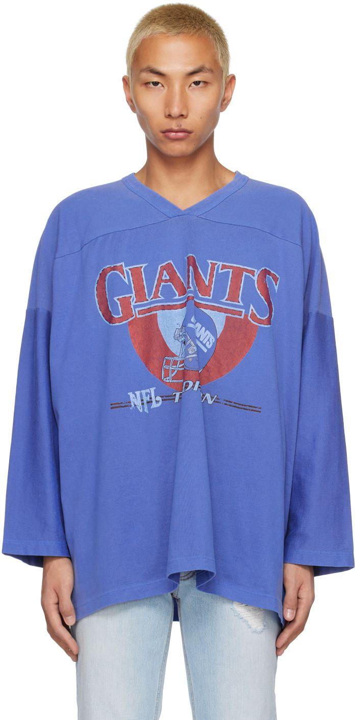 ERL Print Long Sleeve T-shirt in Blue for Men | Lyst