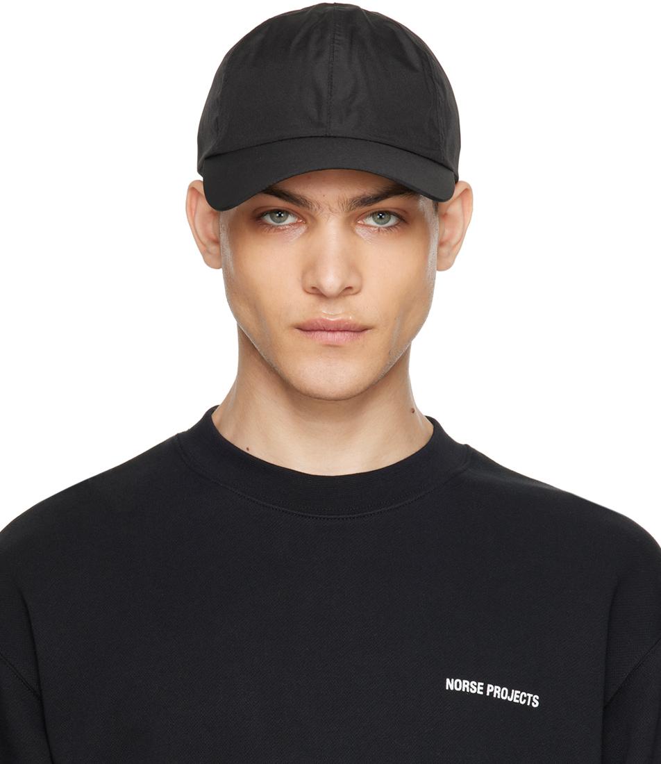 Norse Projects Gore-Tex Infinium Sports Cap in Black for Men