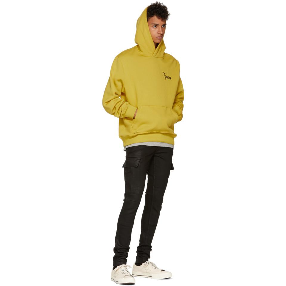 amiri yellow hoodie