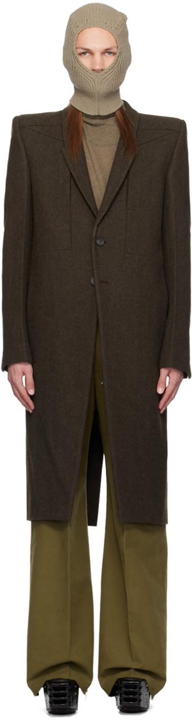 Rick Owens Porterville Fogpocket Neue Coat in Black for Men | Lyst