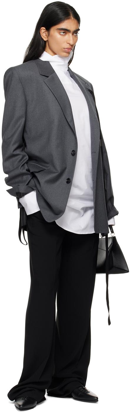 Ann Demeulemeester レディース ブラック グレー Sanna Comfort  