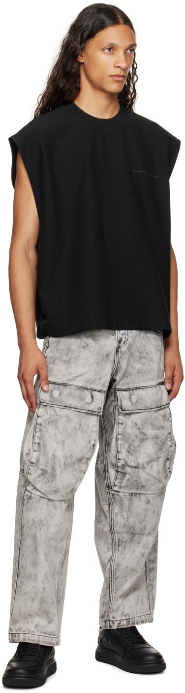 Alexander Wang Puff Logo Muscle Tank Top in Black for Men | Lyst UK