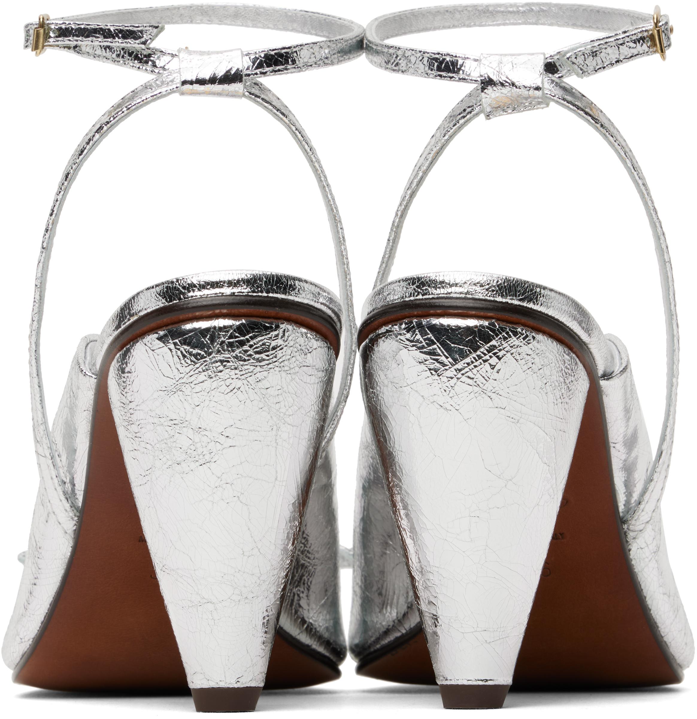 サンダル・ミュール VIVIENNE WESTWOOD Women Sandals 63809007W25SILVER Silver Vivienne Westwood Sandal heels for Women | Online Sale up to