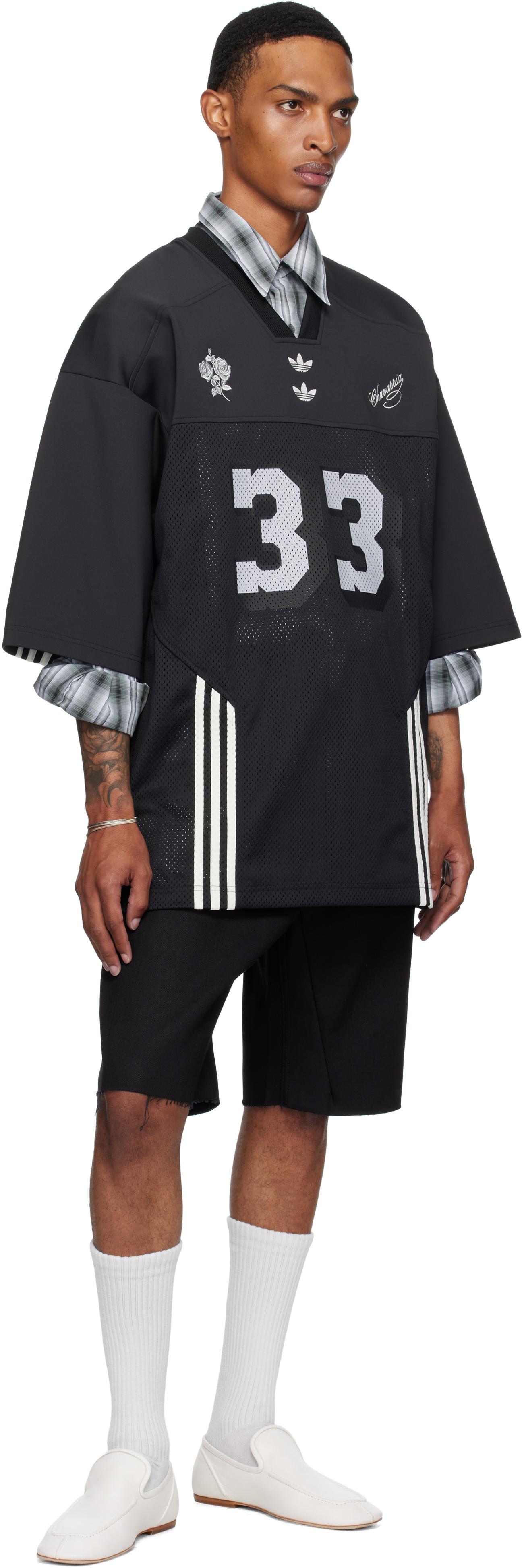 Willy Chavarria Adidas Originals Edition Football Jersey in Blue