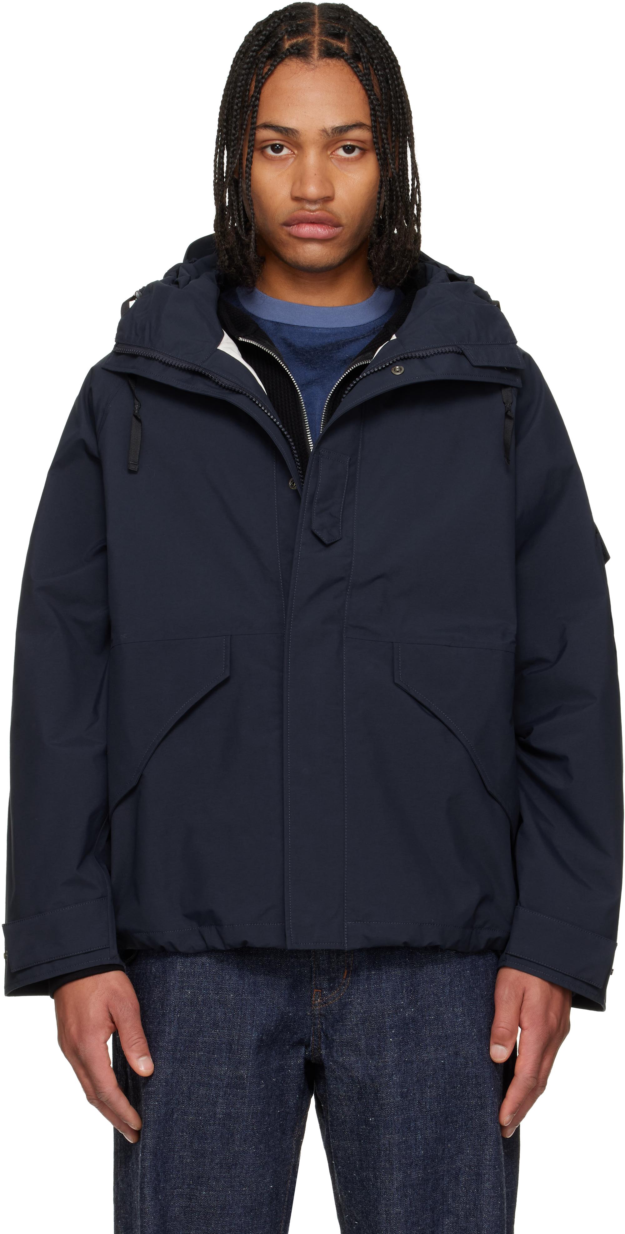 Nanamica 2L Nylon Gore-Tex Cruiser Jacket in Blue for Men | Lyst UK