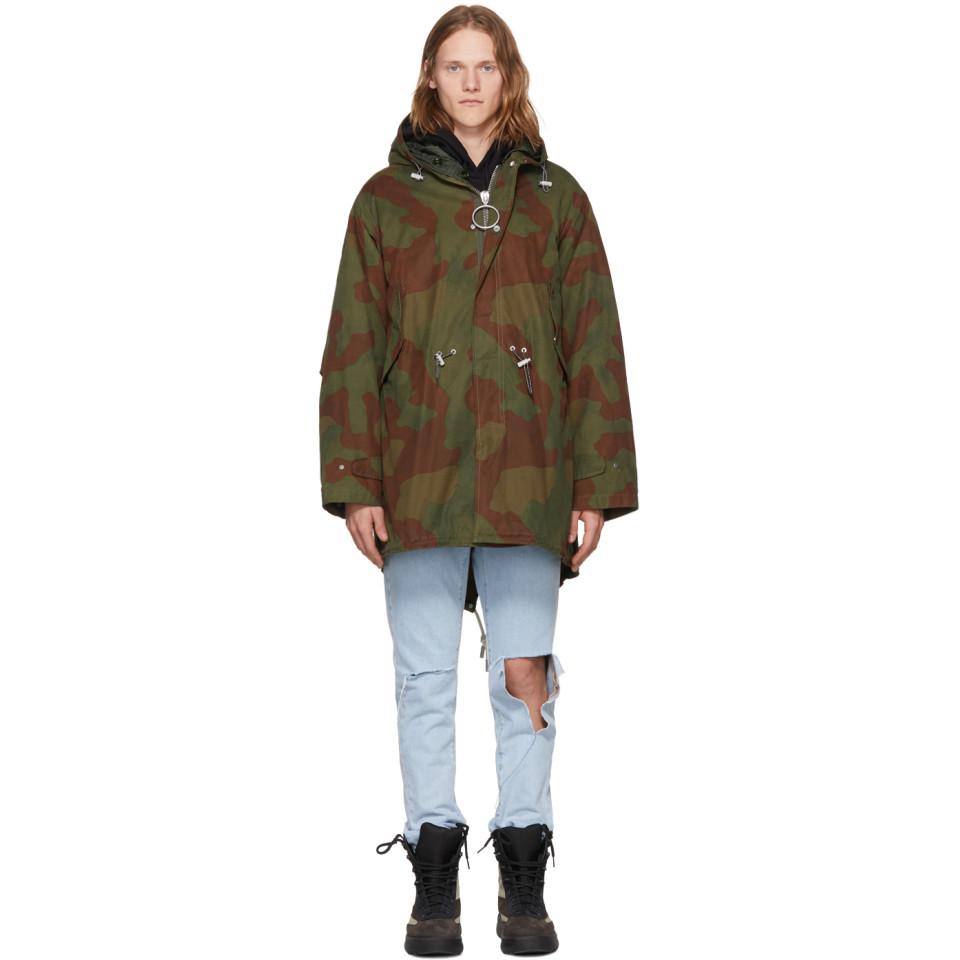 off white parka