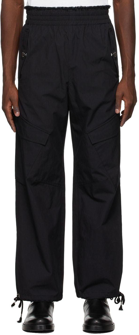 Dion Lee Cotton Frayed Rope Cargo Pants in Black for Men | Lyst