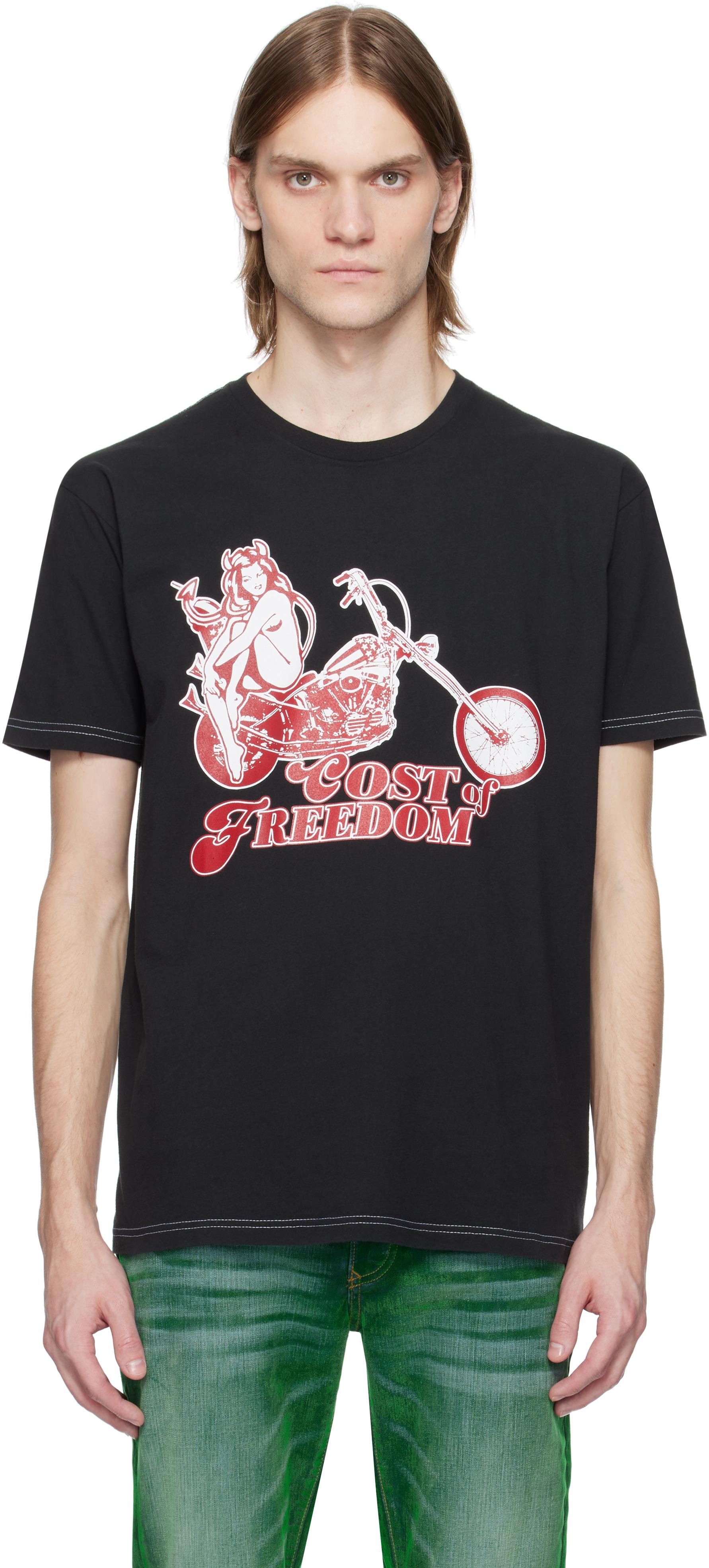 【関税込み】COUT DE LA LIBERTE グレー Freddie Tシャツ Cout De La Liberte Men's Freddie Buck Em T-Shirt - Bergdorf