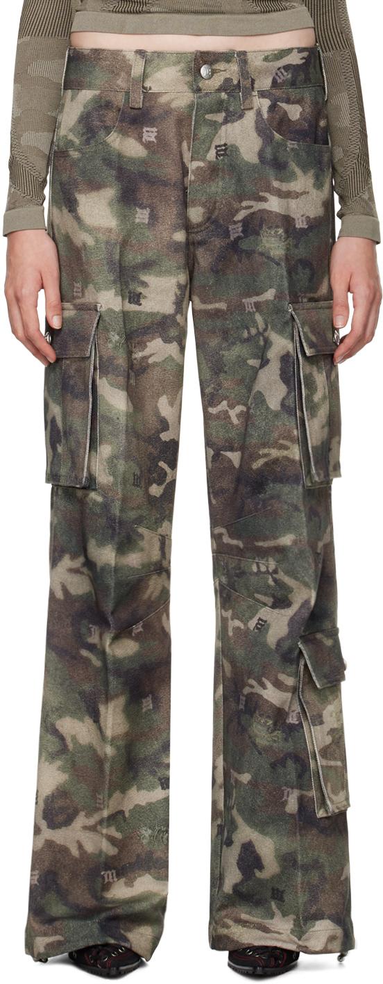 MISBHV Loose Fit Camouflage Printed Cargo Pants in Black Lyst