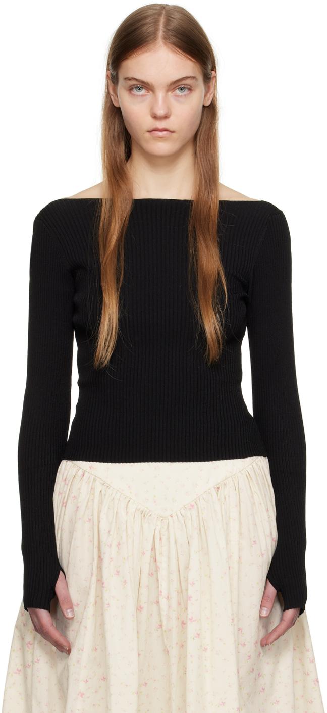 buy cheapest online shop Sandy Liang Women s Black Times Sweater