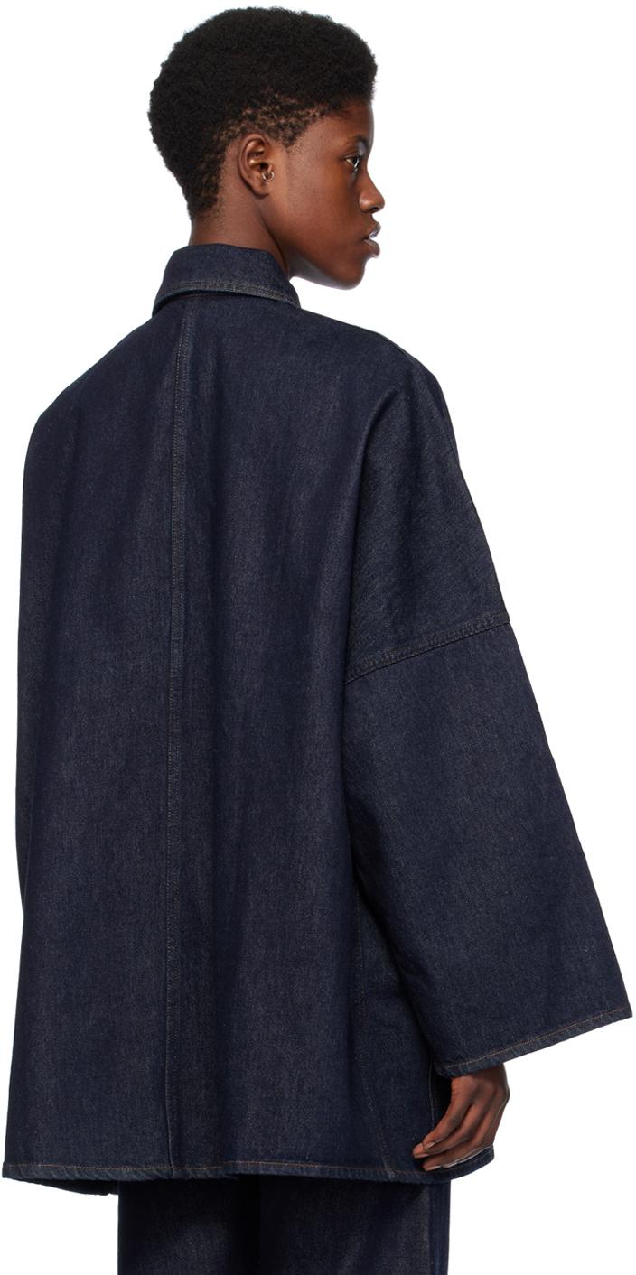 TOTEME ブルー スナップボタン デニムジャケット ブルー | Lyst